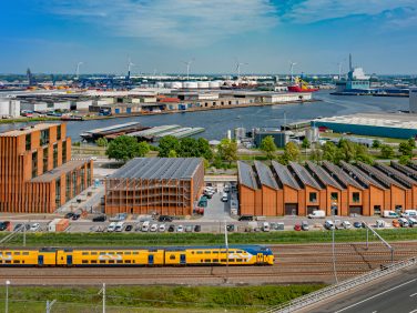 Zijaanzicht locatie Westpoort